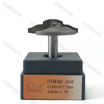 Фреза ГЛОБУС 2416 фигирейная горизонтальная d8 D40 h7 R16