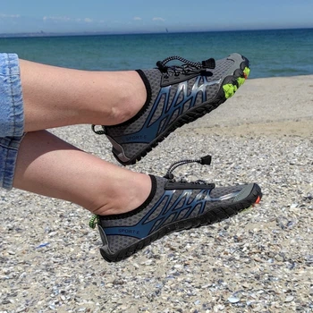 Аквашузы, тапочки для пляжа VIOLETA Sport Серые 37 размер (147-5 GREY)