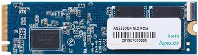 SSD диск Apacer AS2280Q4 500GB NVMe M.2 2280 PCIe 4.0 x4 3D NAND TLC (AP500GAS2280Q4-1)