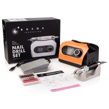 Фрезер для манікюру Bucos Nail Drill ZS-717 PRO ORANGE 65 Ватт, 35 000 об Помаранчевий