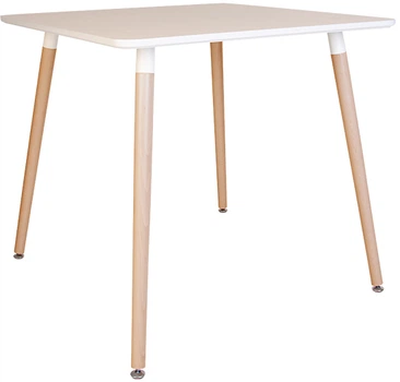 Обідній стіл Nowy Styl MODERN ordf WOOD BEIGE (19) 700х700 WHITE/БУК ЛАК 1.007