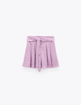 Шорти Zara Ж1068788 (8069/236/018А) колір бузковий S
