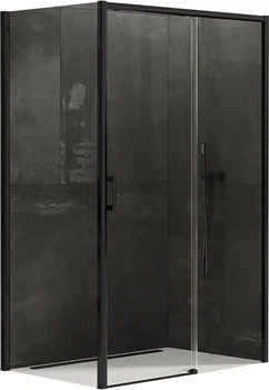 Душевая кабина NEW TRENDY Prime Black R D-0321A/D-0129B