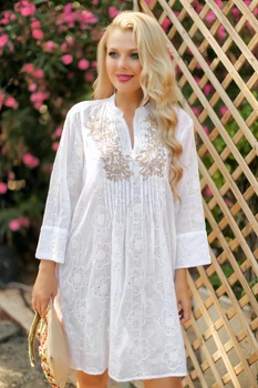 Жіноча туніка для пляжу Fresh Cotton 321 F-1c 46(L) Білий