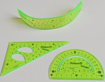 Набор геометрический гибкий Pelikan Flexible салатовый (700917G)