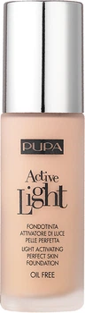 Тональний крем Pupa Active Light — Light Activating Foundation №020 Nude 30 мл (8011607189090)