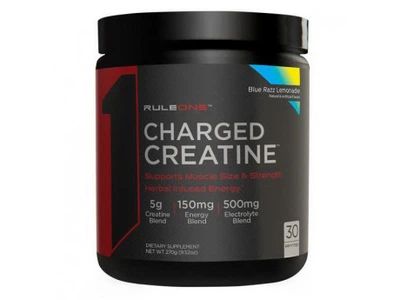 Креатин R1 Rule One Charged Creatine 240 грамм Вкус Голубая малина