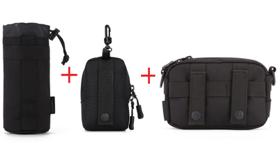 Комплект підсумків до сумок/ рюкзаків Protector Plus А001, А002, А005 black
