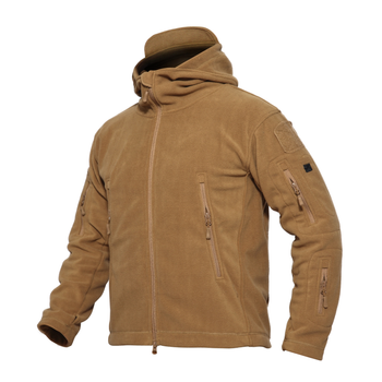 Тактична флісова куртка/кофта Pave Hawk coyote XXXXL Pave Hawk (new_69165)