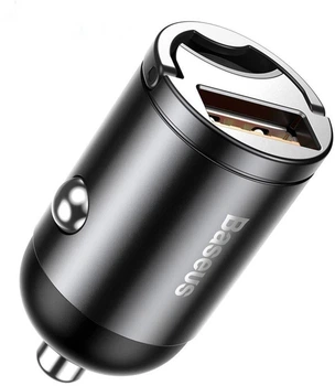 Автомобільний зарядний пристрій Baseus Tiny Star Mini Quick Charge Car Charger USB Port 30W Gray (VCHX-A0G)