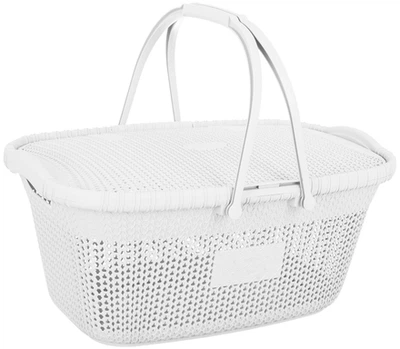 Кошик для пікніка Violet House Віолетта White 40 л (1017 Віолетта White з руч. 40 л)