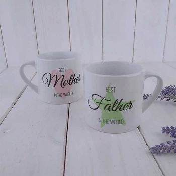 Парні чашки для батьків "best mother & best father" 180 мл