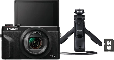 Фотоаппарат Canon Powershot G7 X Mark III Black Vlogger Kit (3637C029)