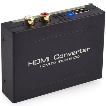 Аудио конвертер U&P Audio Extractor HDMI - HDMI / SPDIF / RCA Black (WAZ-HDARC2-BK)