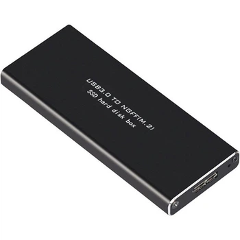 Зовнішня кишеня U&P WAZ-HC2 для M.2 SSD (NGFF) SATA - USB 3.0 Black (WAZ-HC2-BK)