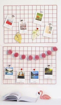 Настенный органайзер Мудборд, Moodboard доска визуализации и планирования, розовый - (F_218595)