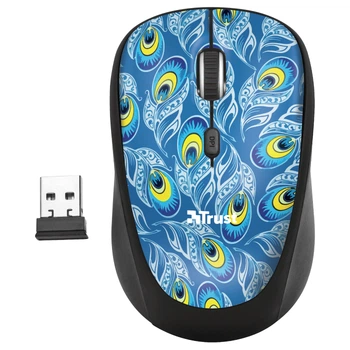 Bezprzewodowa mysz Trust Yvi Peacock (TR23388)