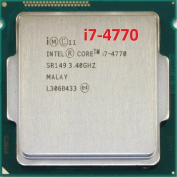 Процессор Socket 1150 INTEL Core i7-4770 4 ЯДРА / 8 ПОТОКОВ по 3.4GHz ( Turbo BOOST до 3,9GHz ) / 8MB / 5GT/s ( BX80646I74770 ) LGA1150 Tray Б/У
