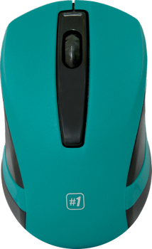 Мышь Defender #1 MM-605 Wireless Green-Black (52607)