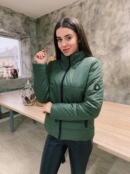 Демисезонная куртка К&ML 0020 3XL - 4XL ( 54-56) Хаки (0020 - 02)