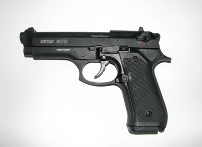 Пистолет стартовый Retay Mod.92 кал. 9 мм. Цвет - black. 11950320