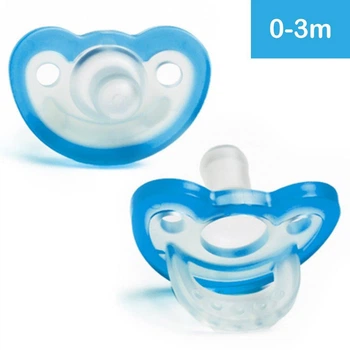 Пустушка силіконова RazBaby JollyPop Blue 0-3M 2шт