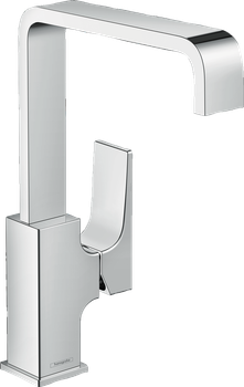 Змішувач hansgrohe Metropol для раковини із зливним клапаном Push-Open 32511000 хром