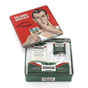 Набір для гоління Proraso Green Vintage Selection Gino Shaving евкаліпт і ментол