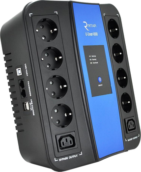ИБП Ritar U-Smart-1000 600W (RS628U)
