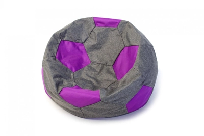 Крісло м'яч 100x100 см Reswing Графіт-фіолетовий