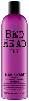 Шампунь Tigi Dumb Blonde Shampoo для волосся пошкодженого хімічним способом 750 мл (0615908429824)