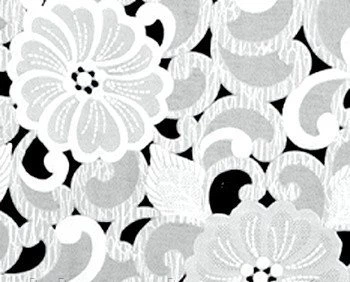 Клеенка кухонная Lace Ажур 1.32 м белая пог. м. (098-C)