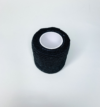 Бинт еластичний Coban фіксуючий самозакріплюючий Кобан чорний 5 см х 4,5 м