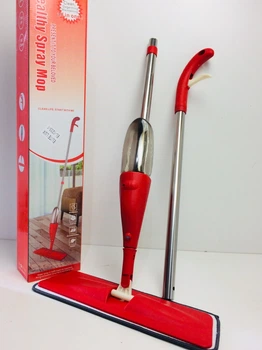 Швабра с распылителем Healthy Spray Mop для всех видов покрытий пола 1 литр Красная (12552)