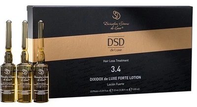 Лосьйон DSD de Luxe 3.4 Forte Lotion для зниження випадання волосся і стимуляції їх росту 10 х 10 мл (8437011863065)