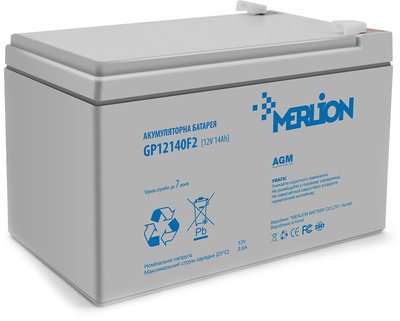 Акумуляторна батарея MERLION AGM 12 V 14 Ah (GP12140F2)