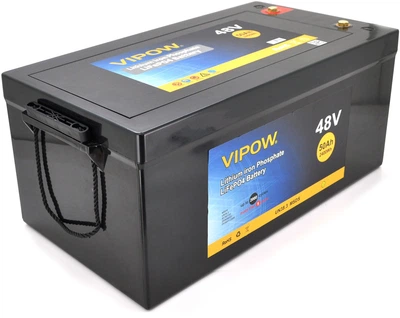 Аккумуляторная батарея Vipow LiFePO4 51.2V 50Ah со встроенной ВМЅ платой 40A (LiFePO4512-50 / 40)