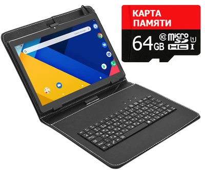 Планшет MiXzo MX1063 4G + Чехол-клавиатура + Карта памяти 64GB