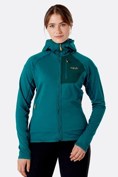 Флисовая кофта Rab Superflux Hoody wmns 8 Темно-бірюзовий