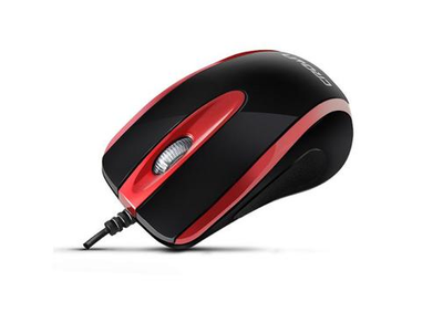 Мышь Crown CMM-14 black/red USB 2.0