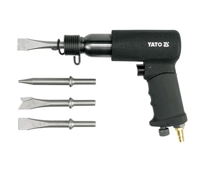 Молоток пневматический YATO YT - 0990 с набором насадок 4 шт