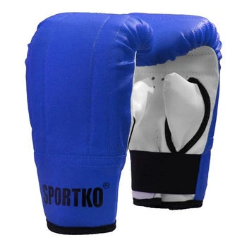 Снарядные боксерские перчатки SPORTKO L/XL синие