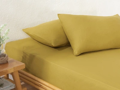 Набор простынь на резинке 160х200 см и наволочки 50х70 см English Home Plain 10031979002