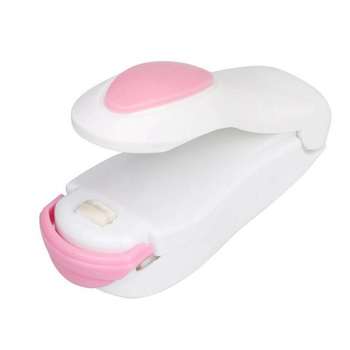 Мини запайщик пакетов Korea type mini sealing LUNA Белый с розовым