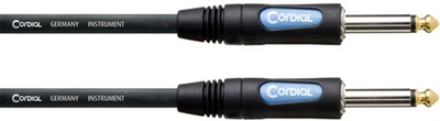 Инструментальный кабель Cordial Rean 2 x plug 6.3 мм Mono 0.6 м Black (CCFI 0,6 PP)