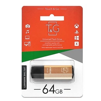 USB-флеш-накопичувач T&G 121 Vega Series 64GB золотистий