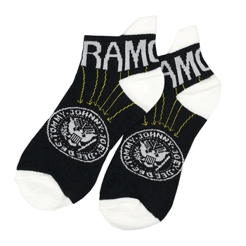 Шкарпетки Ramones logo (чорні з білим) р.36-45 (th)