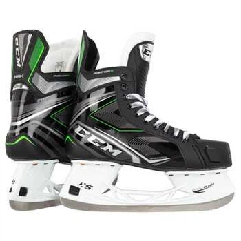 Коньки CCM RIBCOR 86K SR взрослые, Размер 11.0 R (46), черный/зеленый, RIB86K-SR-11R