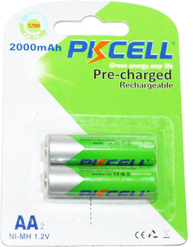 Аккумулятор PkCell 1.2V AA 2000 мАч NiMH Already Charged 2 шт (PC/AA2000-2BA)