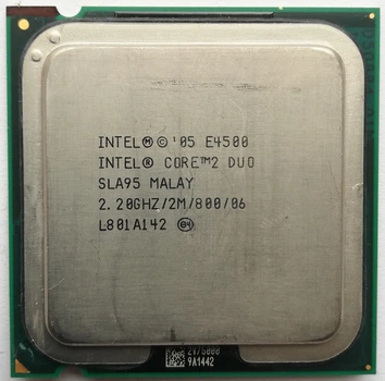 Процессор Intel Core 2 Duo E4500 M0 SLA95 2.20GHz 2M Cache 800 MHz FSB Socket 775 Б/У